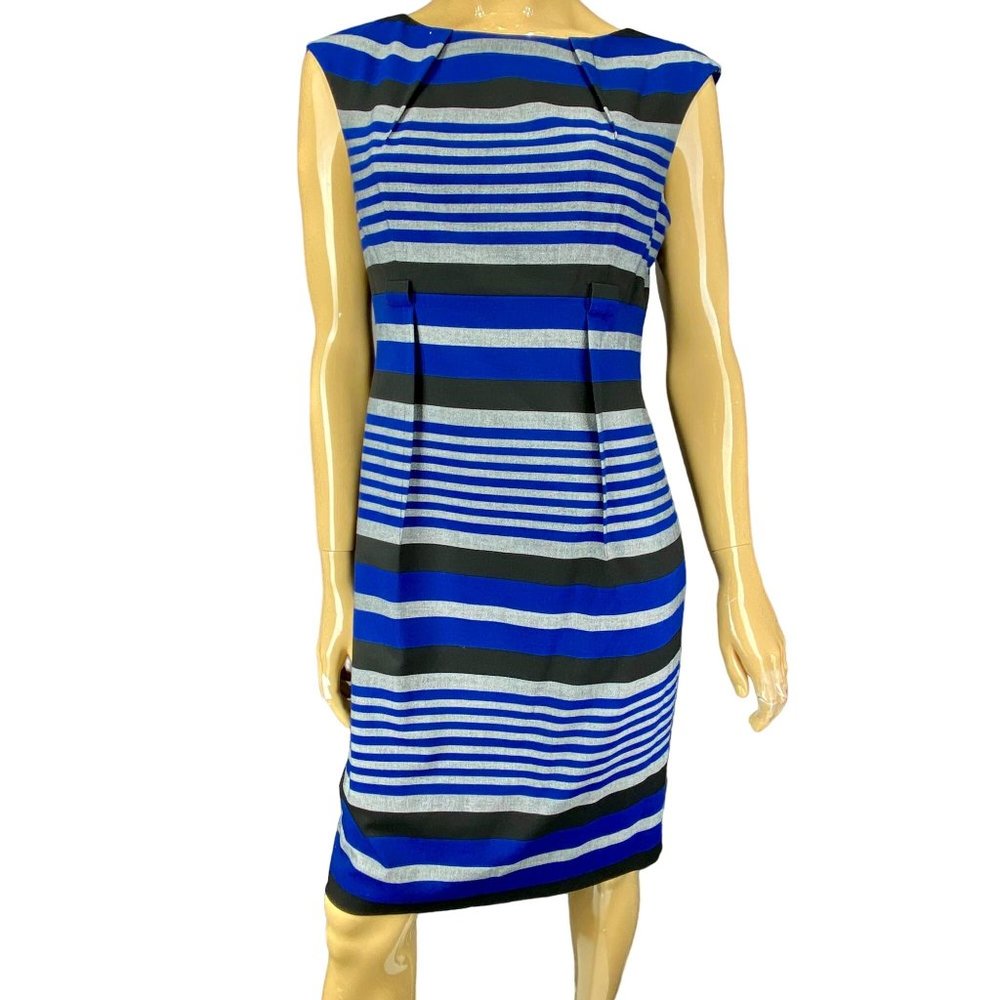 Calvin Klein Women's Blue, Black & Gray Dress Size 10